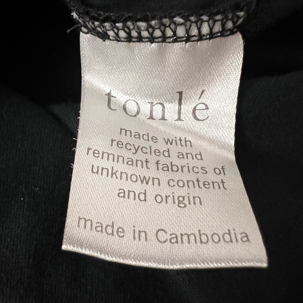 Tonle Sustainable Black Dress Floral Y2k Whimsical S View 4